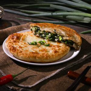 handmade scallion pancake